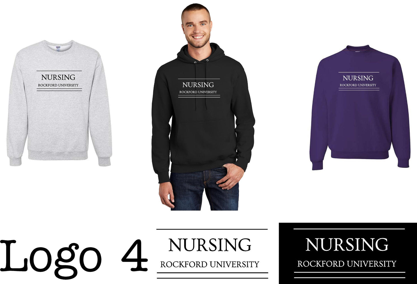 Rockford University Nursing Gear Logo 4