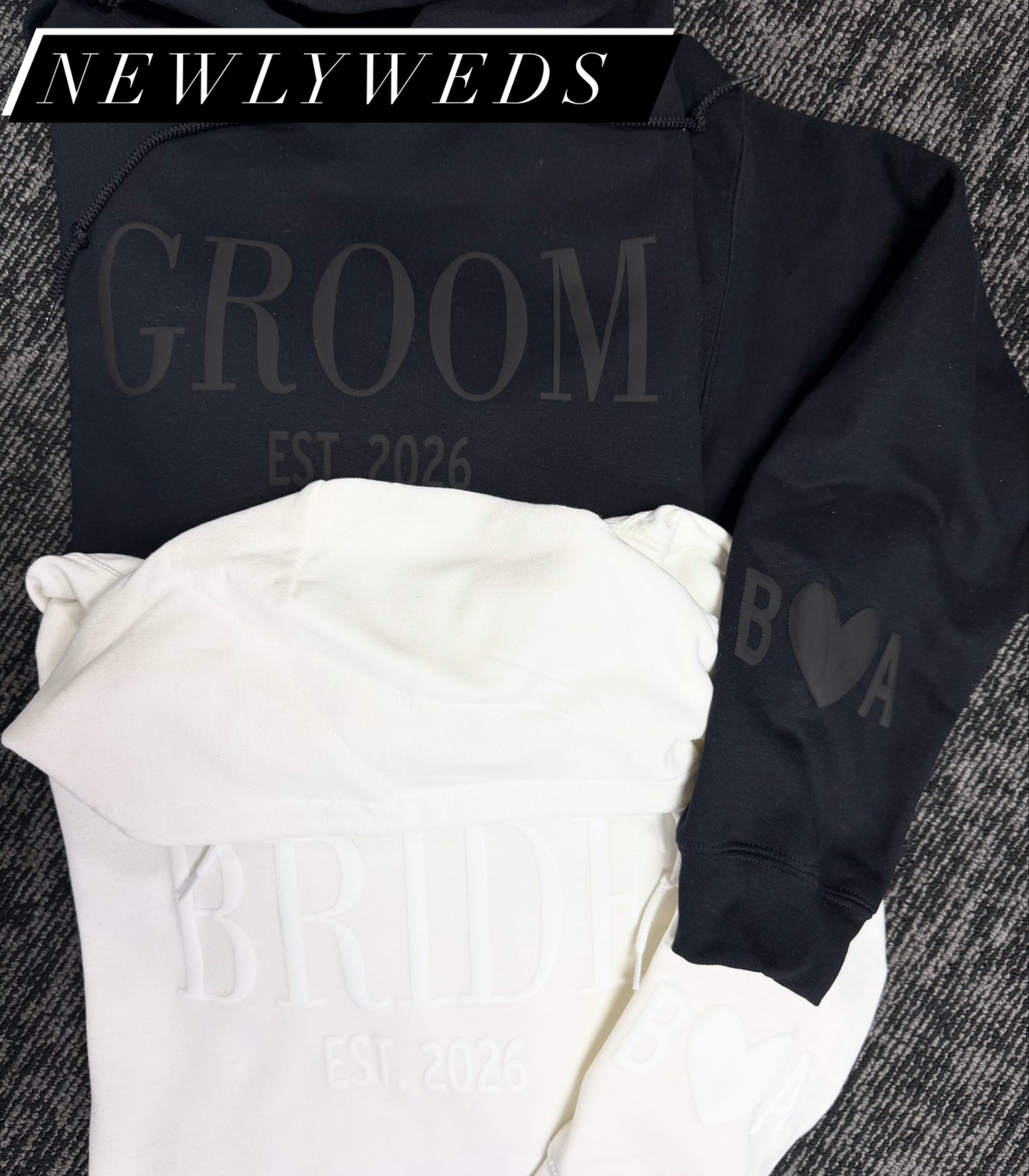 Bride and Groom Puff Shirts