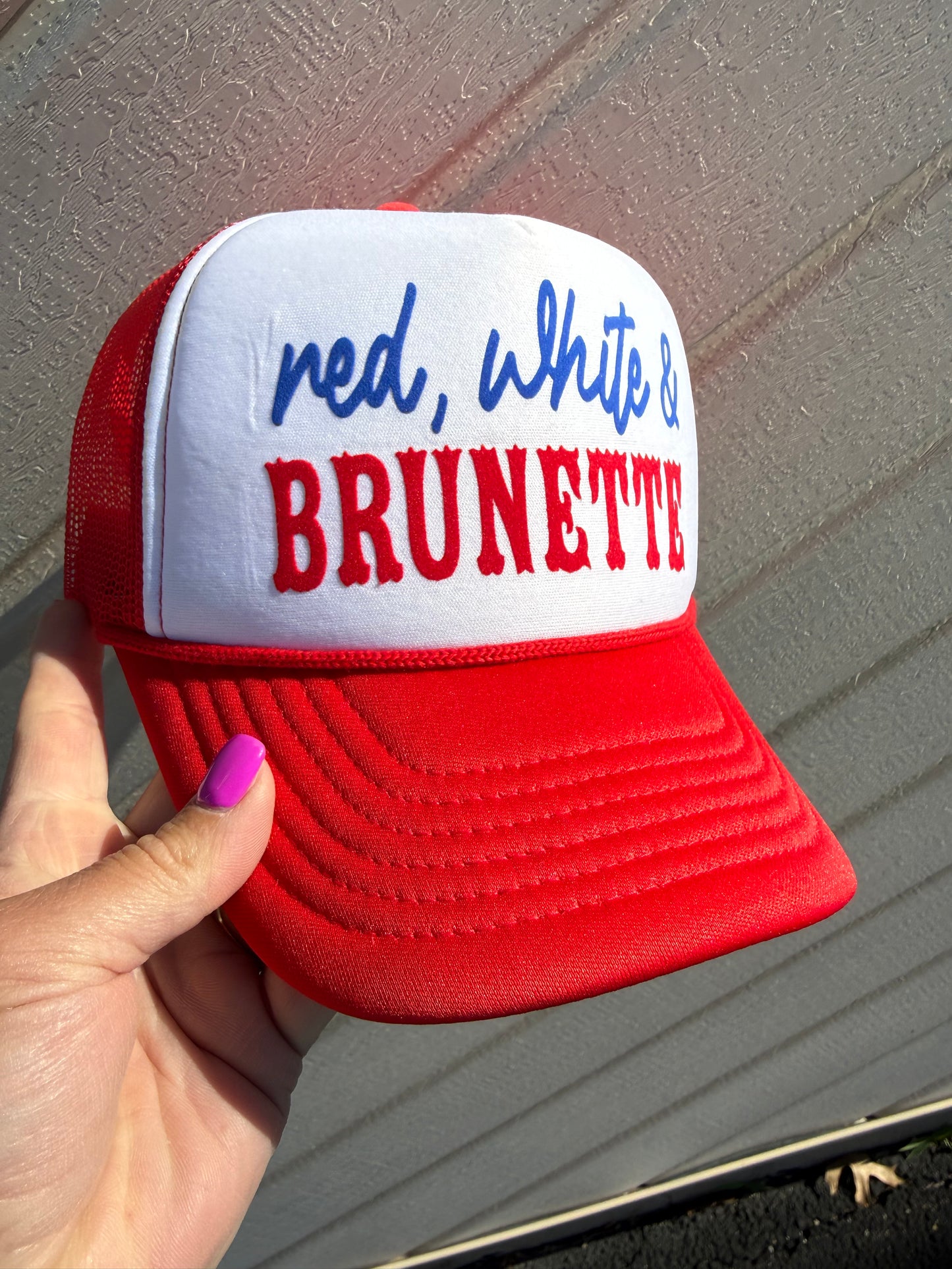 Red, White & Brunette