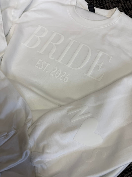 Bride and Groom Puff Shirts