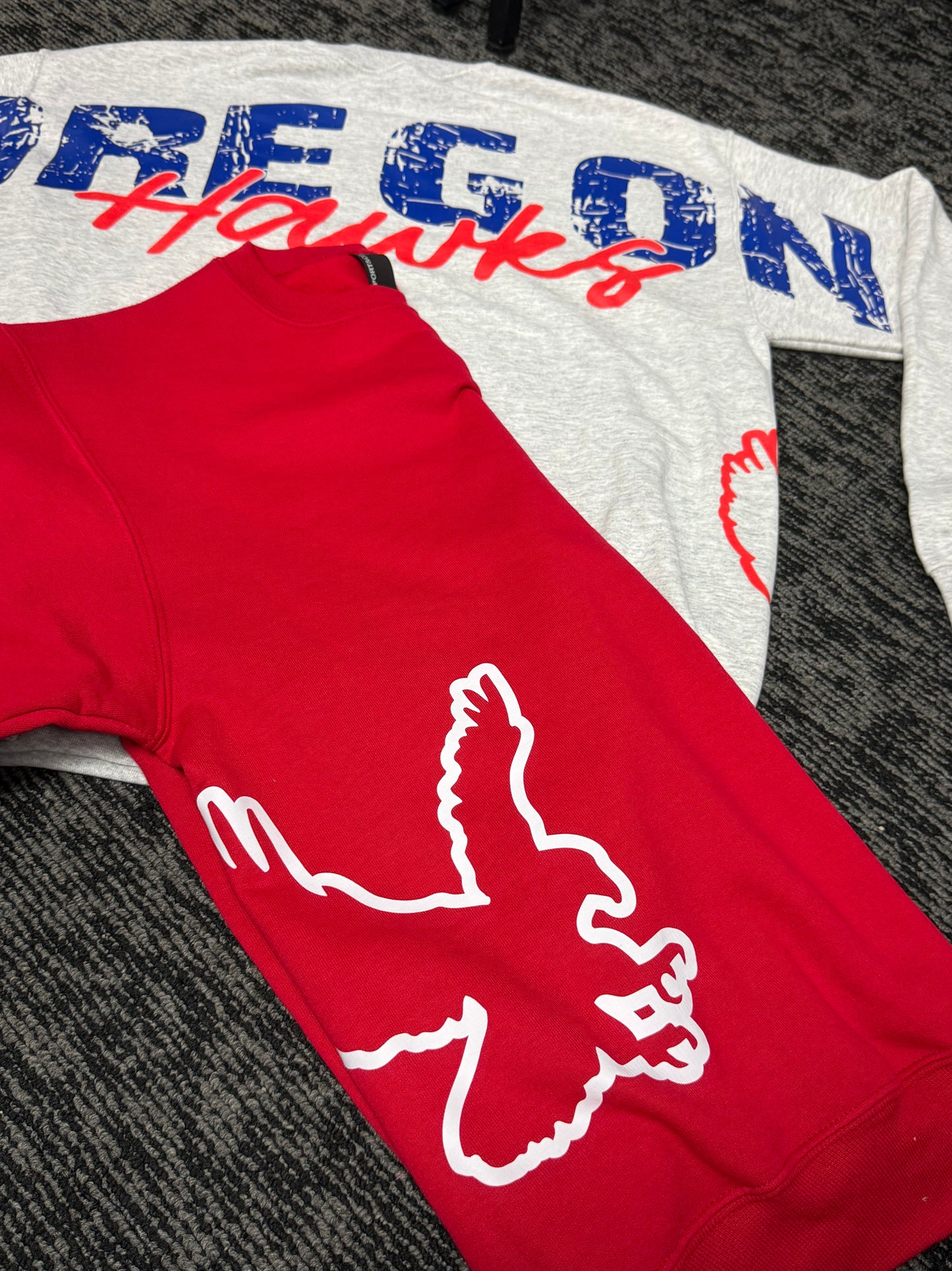 Oversized Crew Oregon Hawks