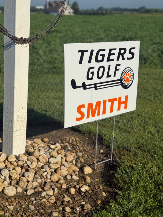 BHS Golf Yard signs