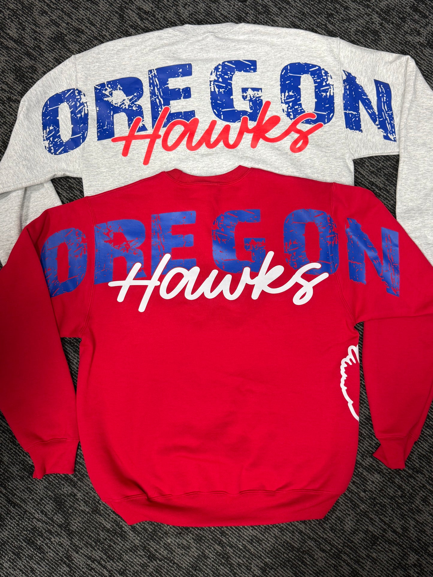Oversized Crew Oregon Hawks