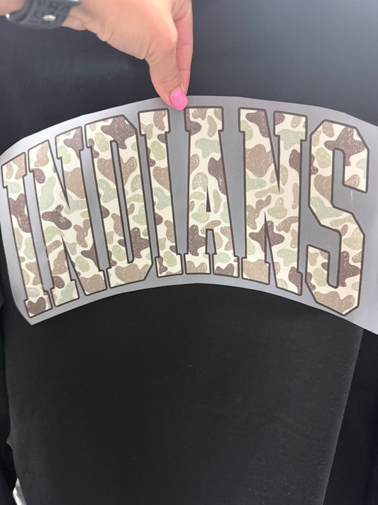 Camo Indians Bold