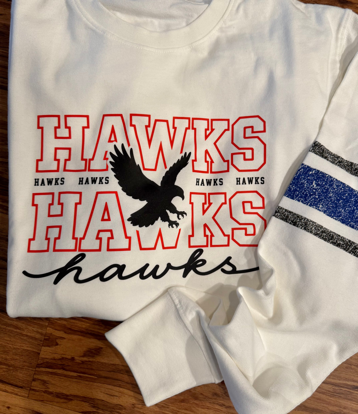 Achieve Crew Tigers or Hawks Stacked Logo
