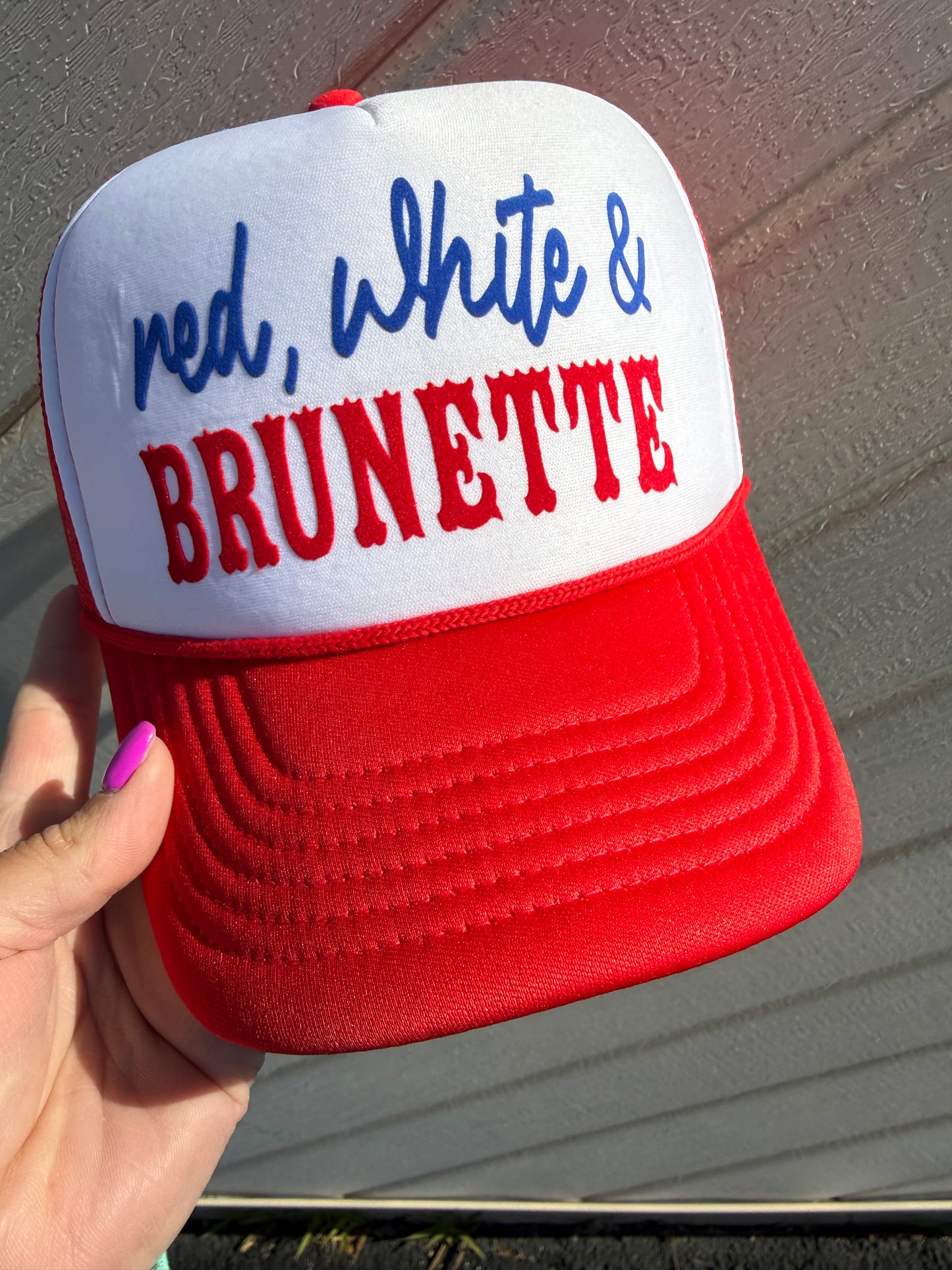 Red, White & Brunette