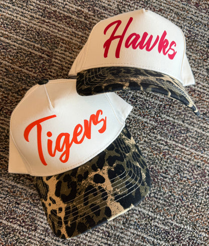 Leopard Brim Mascot Hat