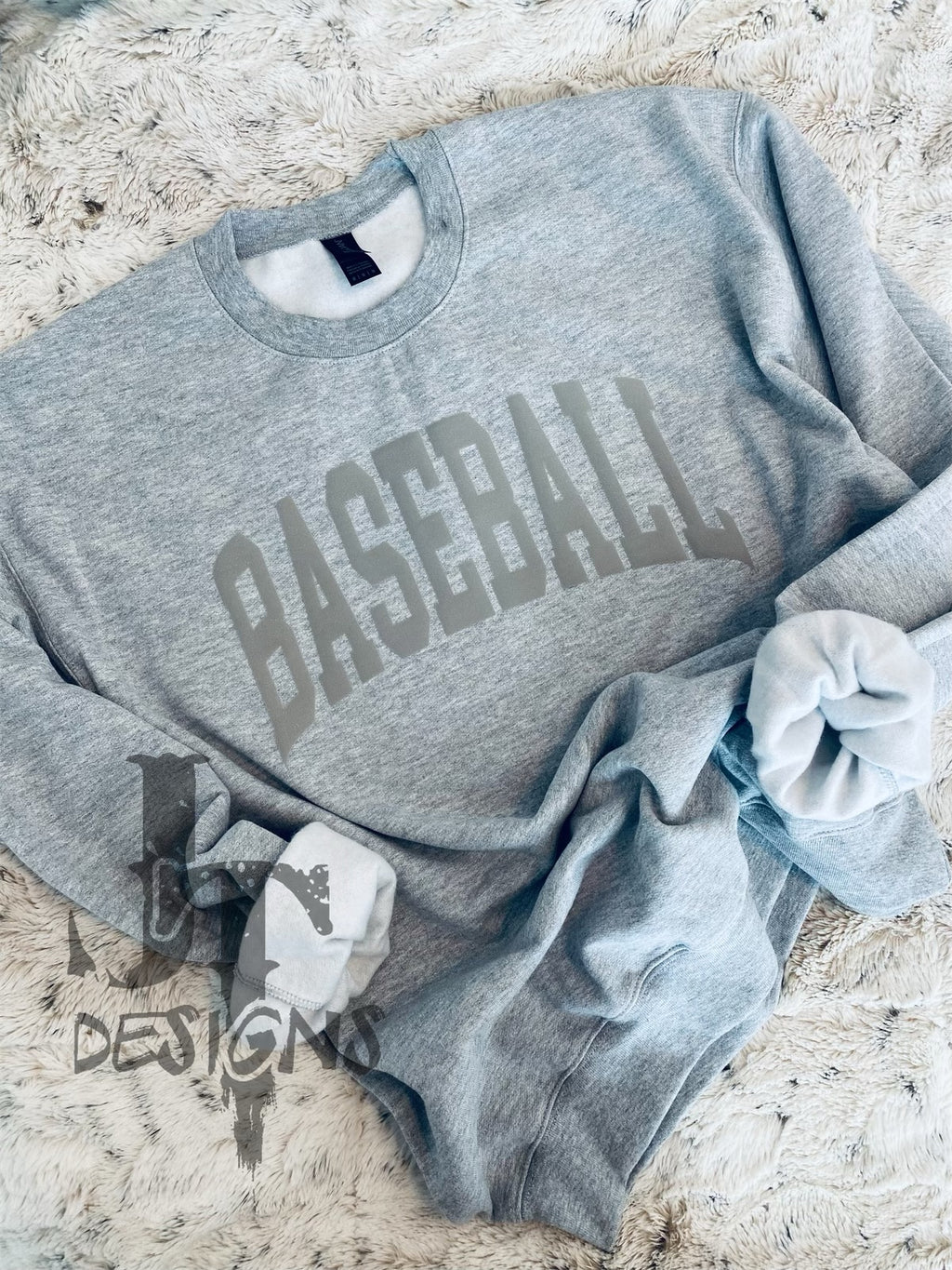 Baseball Grey on Grey
