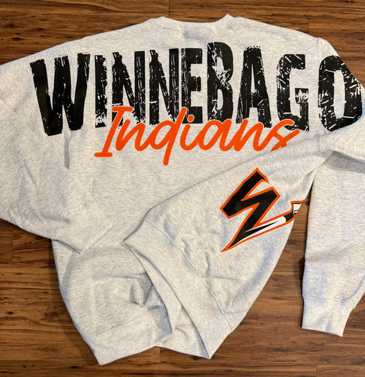 Oversized Crew Winnebago Indians