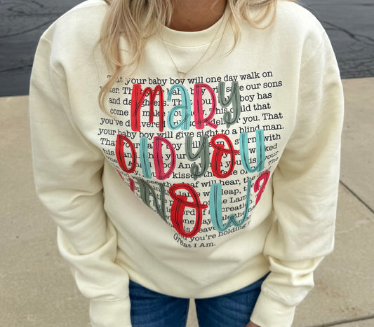 Mary Did You Know Crewneck