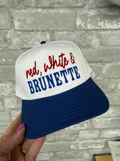 Red, White & Brunette