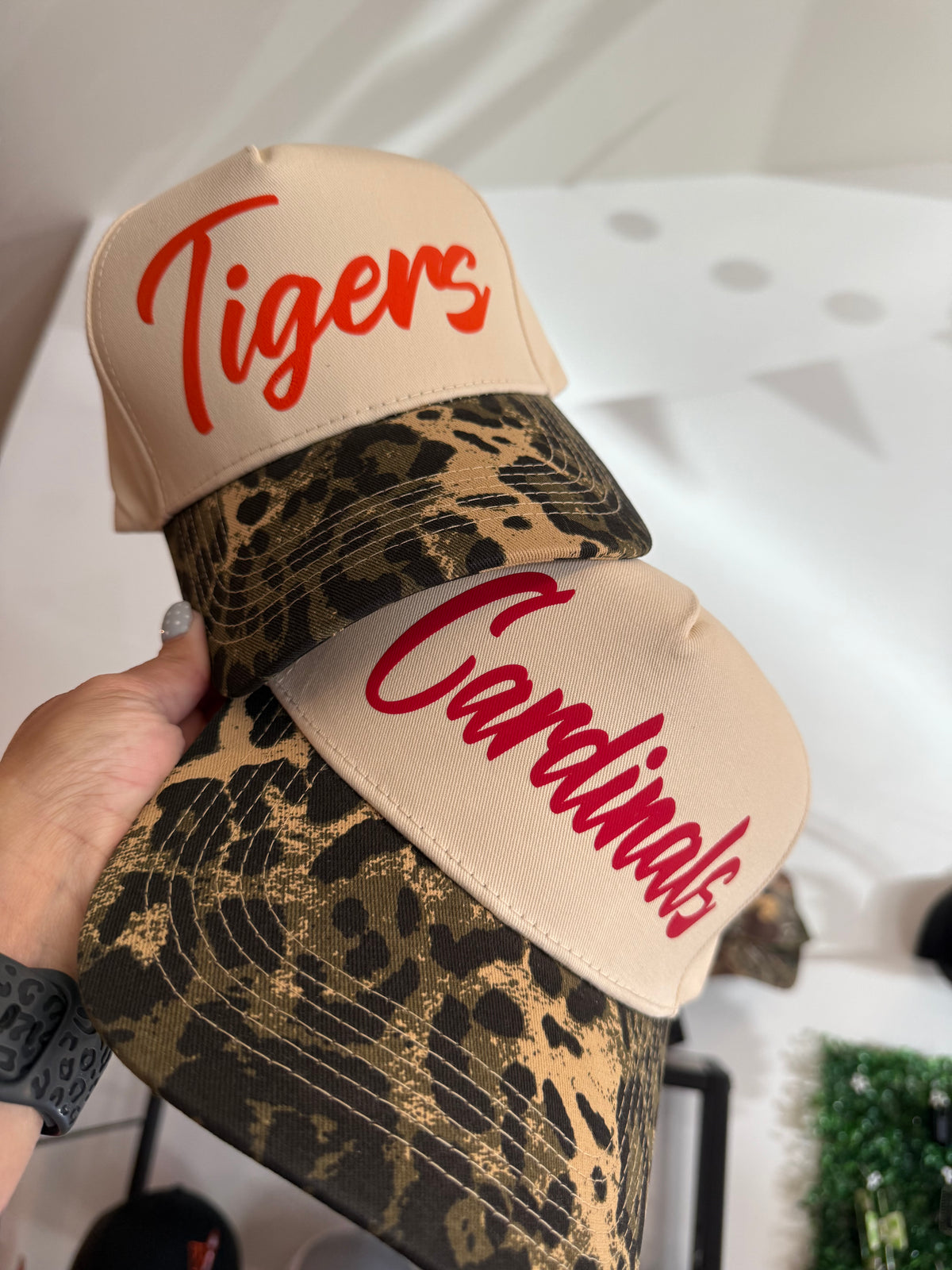 Leopard Brim Mascot Hat