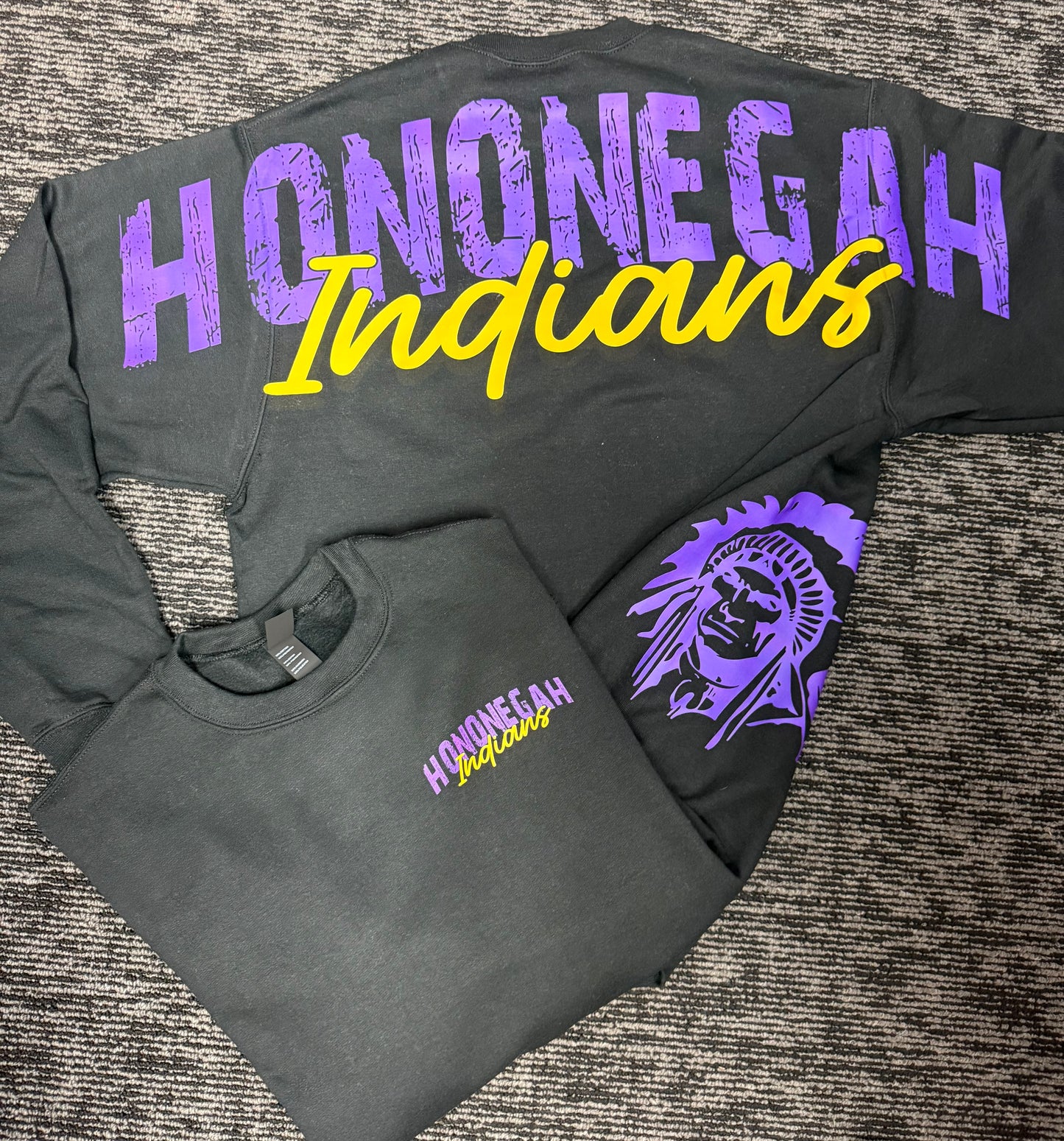 Oversized Crew Hononegah Indians