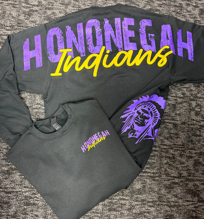 Oversized Crew Hononegah Indians