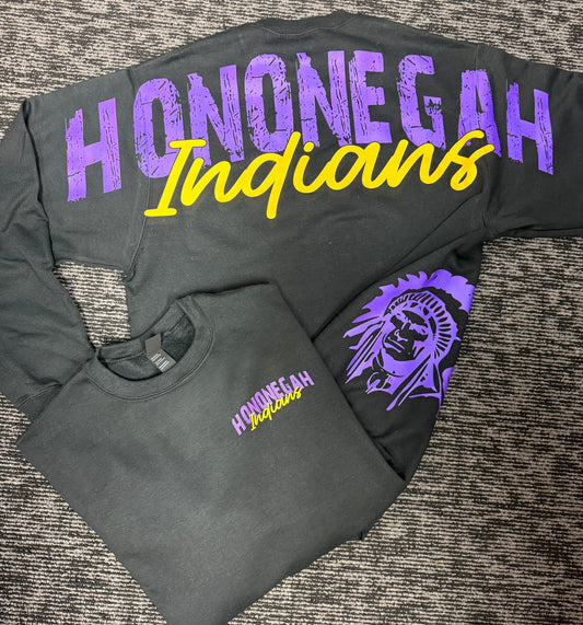 Oversized Crew Hononegah Indians