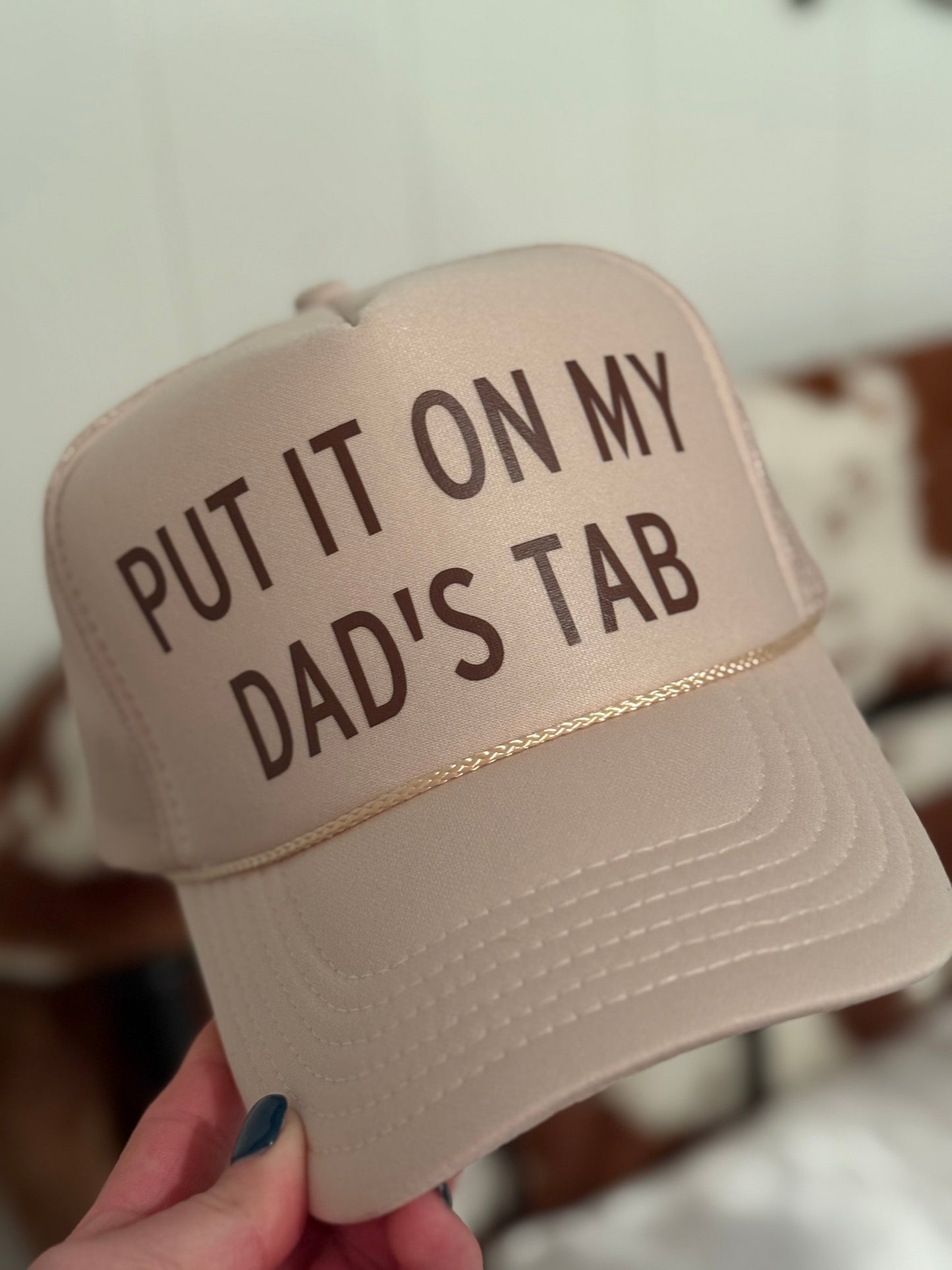 Put it on the Dad's Tab