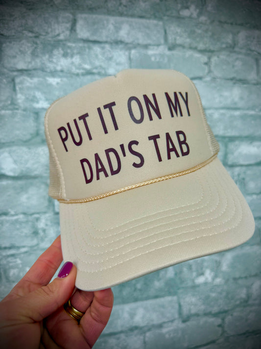 Put it on the Dad's Tab