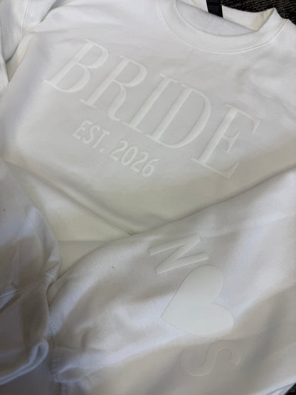 Bride and Groom Puff Shirts