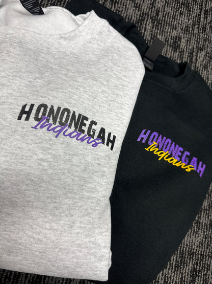 Oversized Crew Hononegah Indians