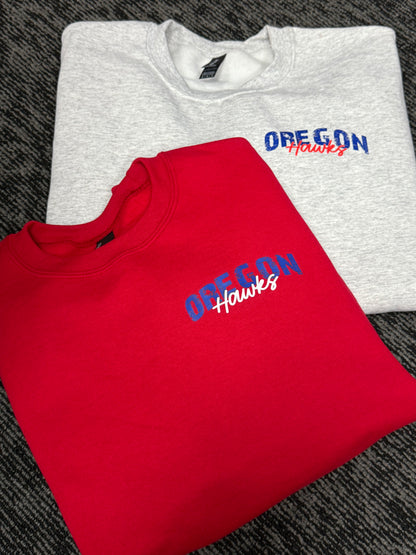 Oversized Crew Oregon Hawks
