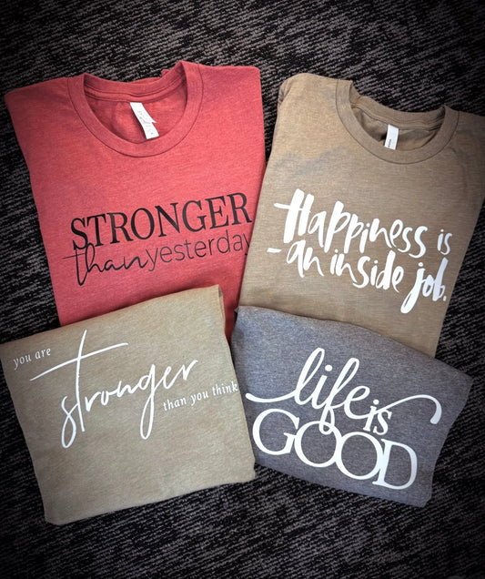 Positivity Graphic T-shirts