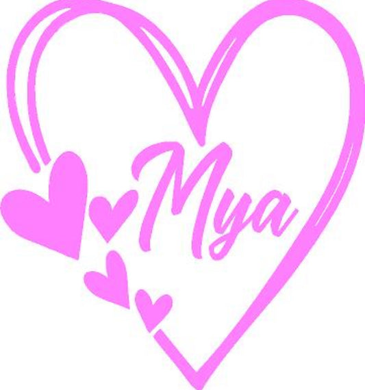Remembering Mya Car Decal