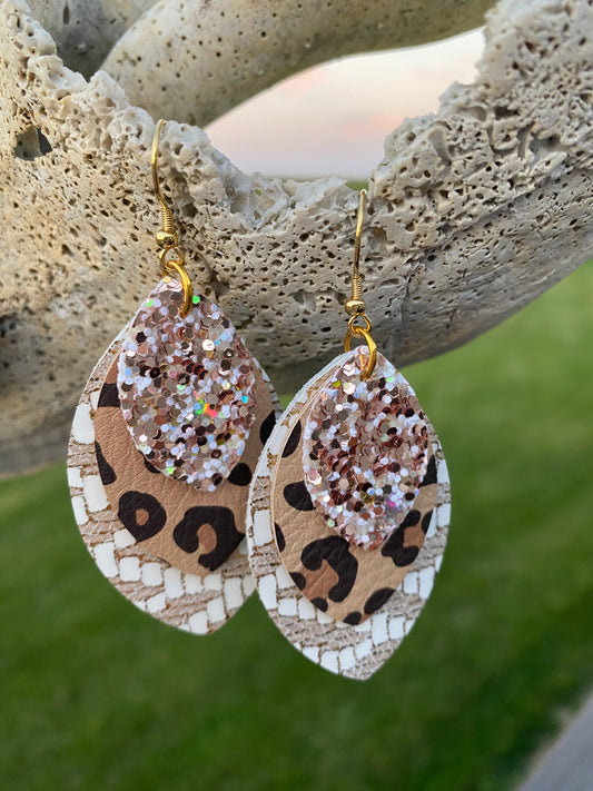 Layered Teardrop Earrings