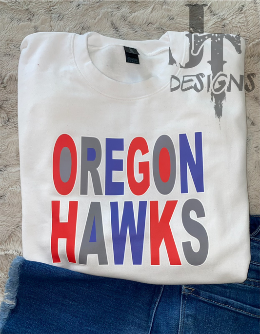 Oregon Hawks All the Colors