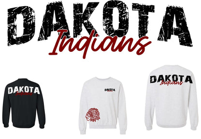 Oversized Crew Dakota Indians