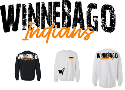 Oversized Crew Winnebago Indians