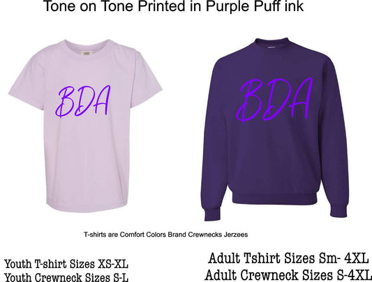 BDA Purple on Purple