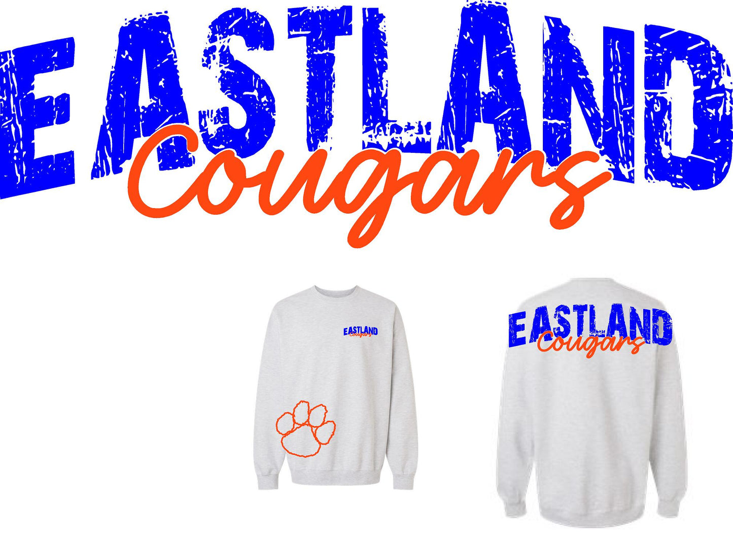 Oversized Crew Eastland Cougars