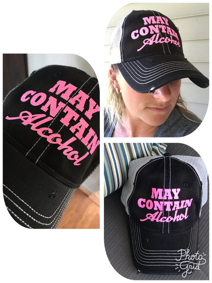 May Contain Alcohol Trucker Hat