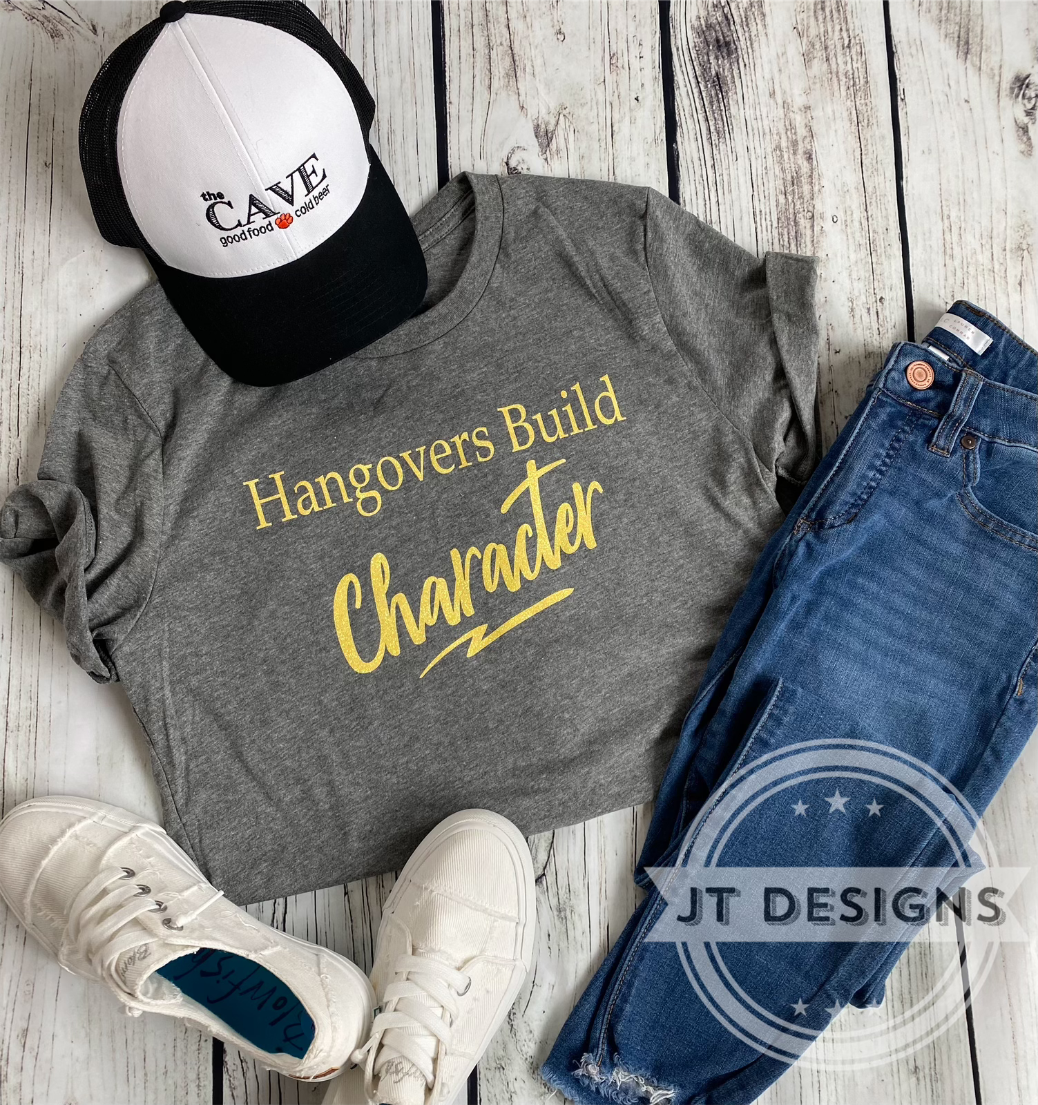 Hangovers build character – The JT Designs
