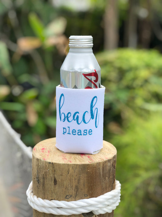 Beach Please Coozies