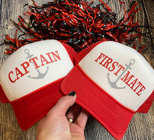 Captain & First Mate Hats